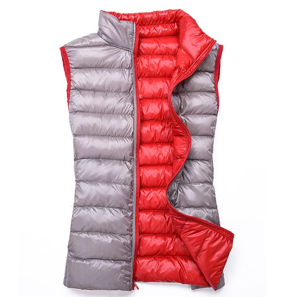 new spring autumn fashion double-sided wearing down vest women light thin down jacket vest sleeveless outwear coats female mw524, Black
new spring autumn fashion double-sided wearing down vest women light thin down jacket vest sleeveless outwear coats female mw524, Black