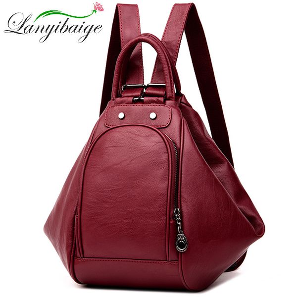 2020 women multifunctional backpack female leather shoulder bags school bag for teenage girls travel back pack sac a dos femme
2020 women multifunctional backpack female leather shoulder bags school bag for teenage girls travel back pack sac a dos femme