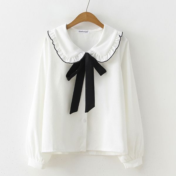 women's blouses & shirts womens and blusas mujer de moda 2021 long sleeve blouse women v-neck shirt clothes c758, White
women's blouses & shirts womens and blusas mujer de moda 2021 long sleeve blouse women v-neck shirt clothes c758, White