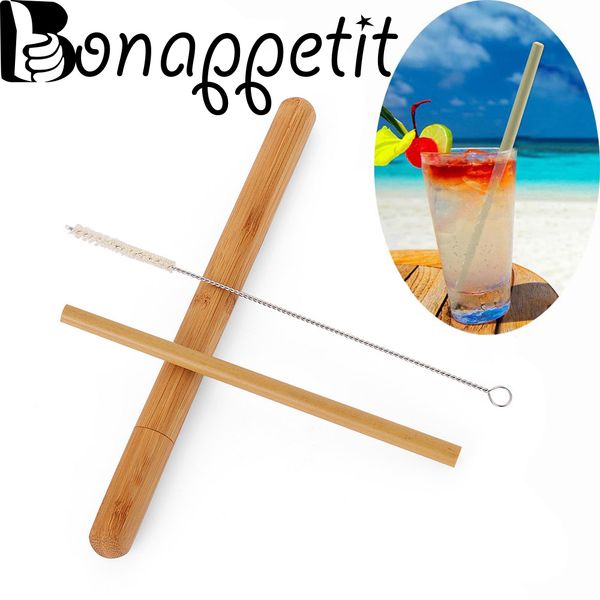 3pcs/set reusable natural bamboo drinking straw biodegradable wood cocktail straws tableware with cleaning brush bar tool
3pcs/set reusable natural bamboo drinking straw biodegradable wood cocktail straws tableware with cleaning brush bar tool
