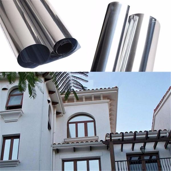 new silver&silver solar tint decorative film self-adhesive building window stickers protect privacy office/house 0.9x10m
new silver&silver solar tint decorative film self-adhesive building window stickers protect privacy office/house 0.9x10m