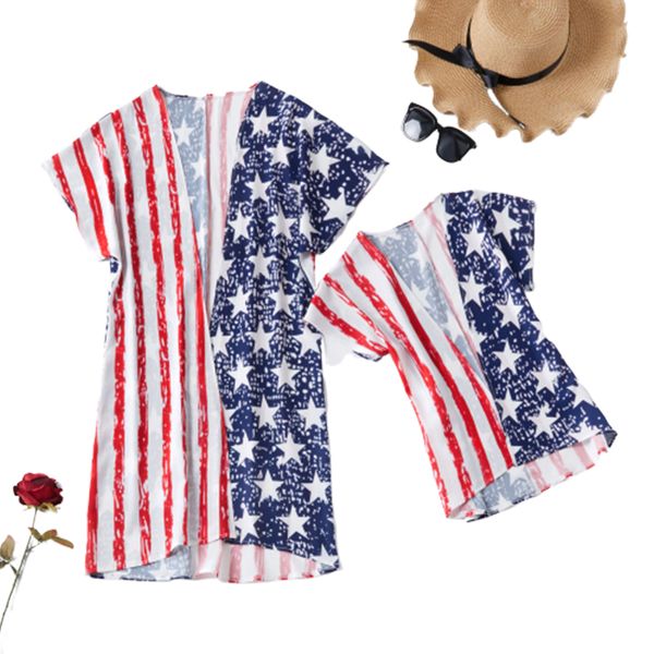 summer 2020 new mother daughter beach blouse flag printing chiffon dress for mom baby daughter mommy and me clothes, Blue
summer 2020 new mother daughter beach blouse flag printing chiffon dress for mom baby daughter mommy and me clothes, Blue