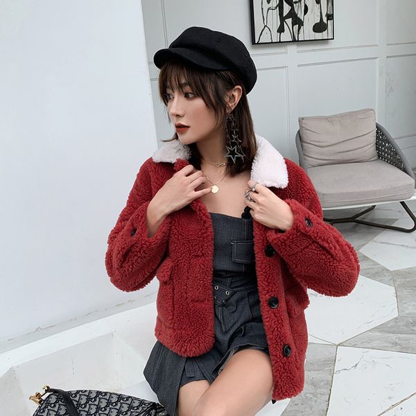litvriyh lady short wool coat women overcoat turn-down collar long sleeve warm women coats casual jacket oat autumn clothes, Black
litvriyh lady short wool coat women overcoat turn-down collar long sleeve warm women coats casual jacket oat autumn clothes, Black