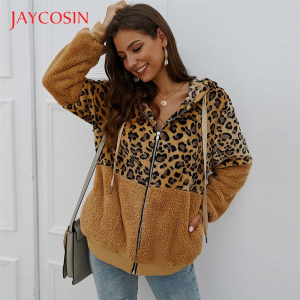 jaycosin clothes winter women leopard print faux fur coat ladies casual warm open stitch sweater fashion zipper coat, Black
jaycosin clothes winter women leopard print faux fur coat ladies casual warm open stitch sweater fashion zipper coat, Black