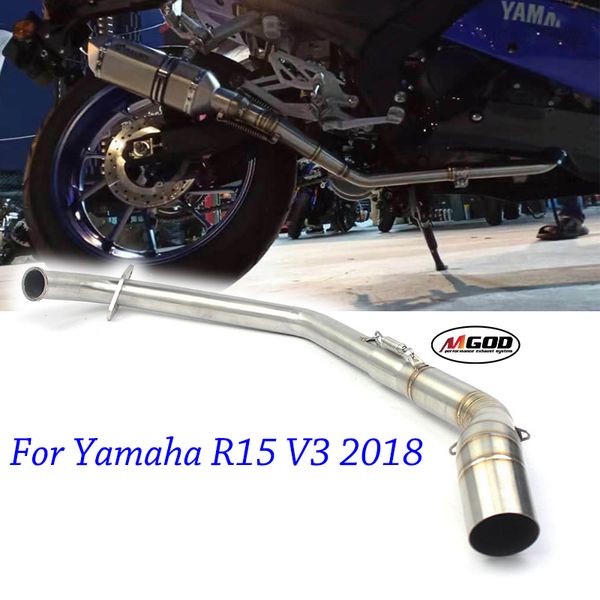 for yamaha r15 v3 2018 escape moto slip-on motorcycle exhaust muffler front mid middle link pipe
for yamaha r15 v3 2018 escape moto slip-on motorcycle exhaust muffler front mid middle link pipe