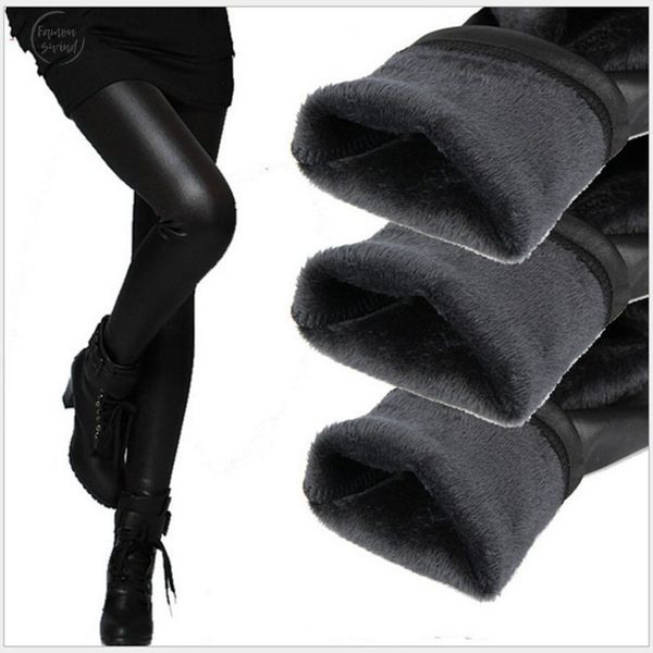 women winter pant velvet fake leather leggings lady boot pant thick warm legging slim pencil panties cashmere trousers, Black;white
women winter pant velvet fake leather leggings lady boot pant thick warm legging slim pencil panties cashmere trousers, Black;white
