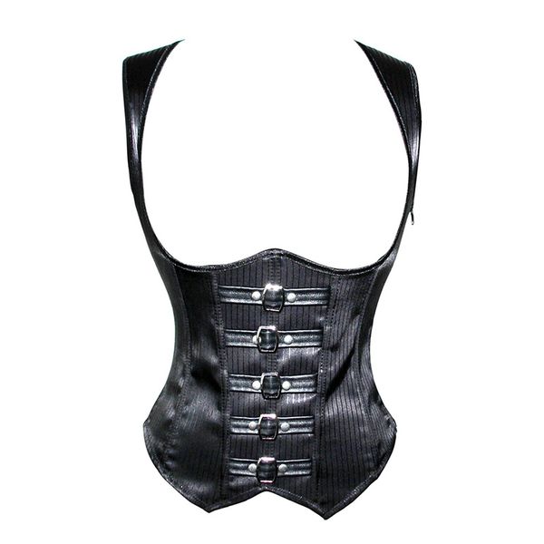 modeling strap corset gothic steampunk corset women bustier corselet underbust corset steel boned strip vest, Black;white
modeling strap corset gothic steampunk corset women bustier corselet underbust corset steel boned strip vest, Black;white