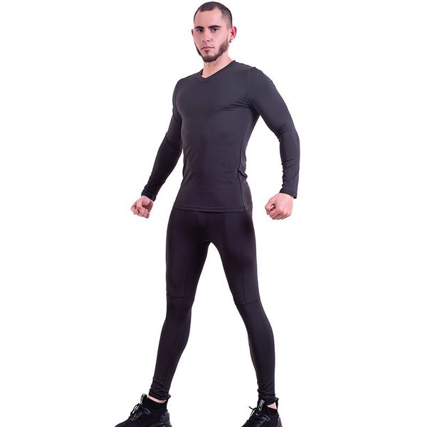 underwear men brand tracksuit rash gard kit quick drying men gym clothes man compression thermal underwear set long johns, White;black
underwear men brand tracksuit rash gard kit quick drying men gym clothes man compression thermal underwear set long johns, White;black