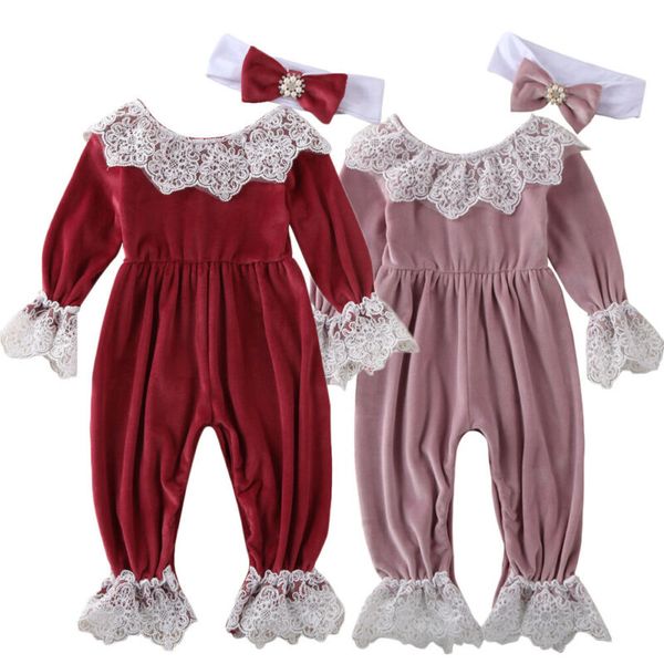 0-24m infant kids baby girls boys rompers velvet lace long sleeve jumpsuits clothes headband 2pcs, Blue
0-24m infant kids baby girls boys rompers velvet lace long sleeve jumpsuits clothes headband 2pcs, Blue