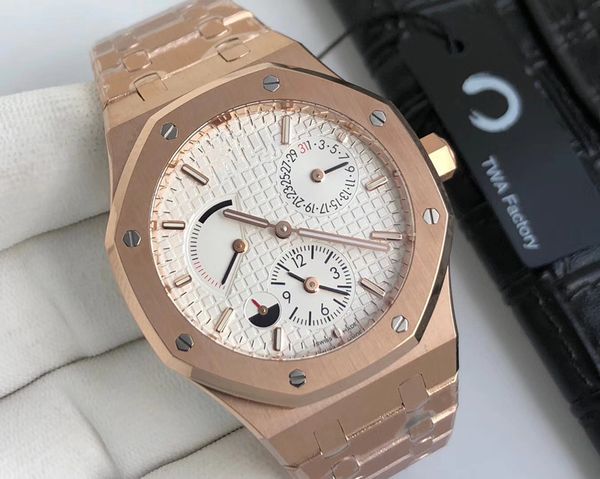 New men's watch 18k rose gold vertical and horizontal four seas series multi time zone automatic mechanical watch super high quality 316 fin
New men's watch 18k rose gold vertical and horizontal four seas series multi time zone automatic mechanical watch super high quality 316 fin