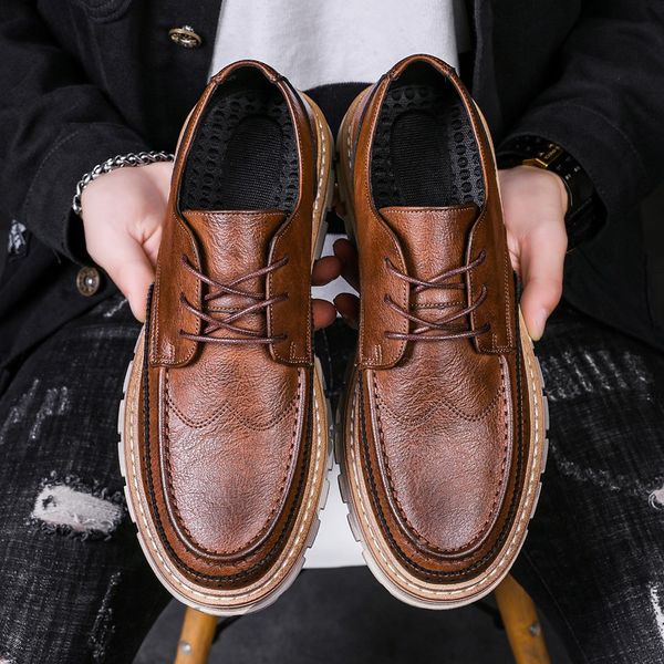 2020 new style summer mens casual shoes british style round head breathable mens shoes retro set foot trend small shoes wholesale, Black
2020 new style summer mens casual shoes british style round head breathable mens shoes retro set foot trend small shoes wholesale, Black