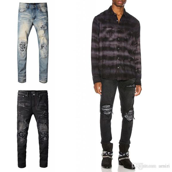 luxury mens designer jeans mens designer ripped elastic denim men biker jeans zipper ripped pants size 29-40, Blue
luxury mens designer jeans mens designer ripped elastic denim men biker jeans zipper ripped pants size 29-40, Blue