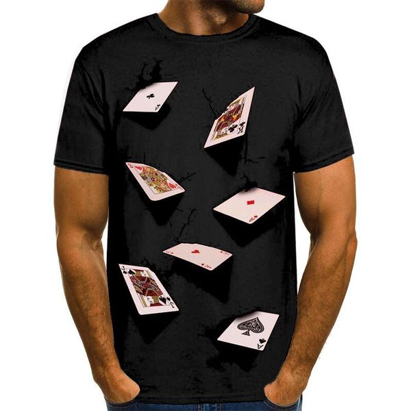fashion stylish casual short sleeved tees 3d poker designer mens tshirts summer, White;black
fashion stylish casual short sleeved tees 3d poker designer mens tshirts summer, White;black