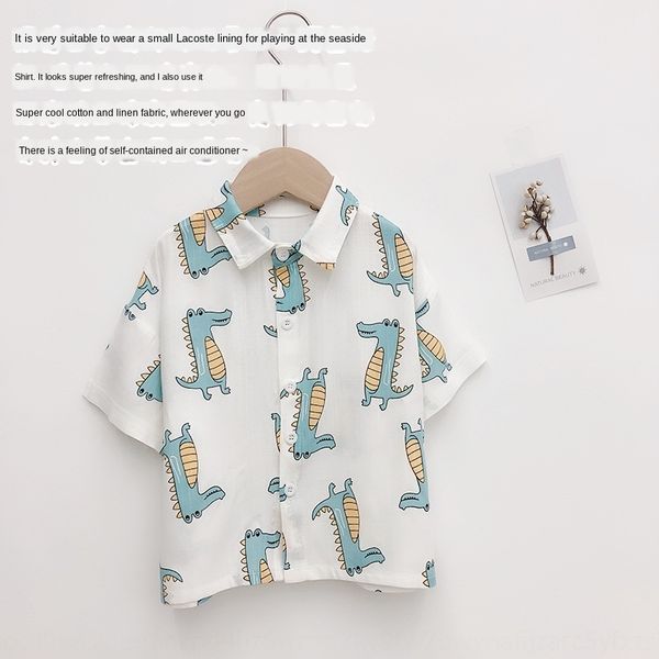 chen ma's boy's wear handsome boy baby's full print small crocodile shirt shirt fashionable children's short sleeve top, White;black
chen ma's boy's wear handsome boy baby's full print small crocodile shirt shirt fashionable children's short sleeve top, White;black
