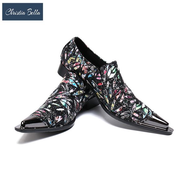 christia bella modern gentlemen formal leather printing men oxford shoes wedding party men dress shoes slippers, Black
christia bella modern gentlemen formal leather printing men oxford shoes wedding party men dress shoes slippers, Black
