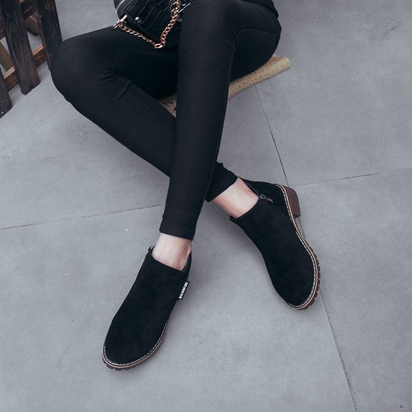 women boots 2019 autumn winter boots female shoes brand ladies ankle heels shoes woman suede leather booties, Black
women boots 2019 autumn winter boots female shoes brand ladies ankle heels shoes woman suede leather booties, Black