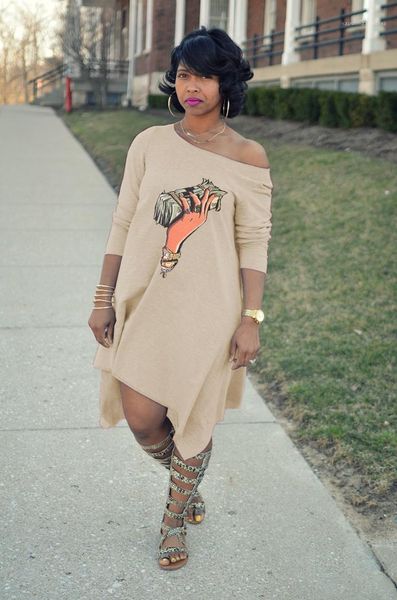 shoulder half sleeve dress causal plus size female clothing summer 3d print loose dresses one, Black;gray
shoulder half sleeve dress causal plus size female clothing summer 3d print loose dresses one, Black;gray