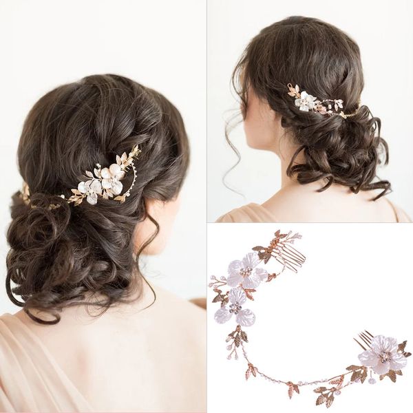 gold color long hair combs pearl flower handmade handbands leaf crystal wedding hair jewelry bridal hairbands hair ornament, Silver
gold color long hair combs pearl flower handmade handbands leaf crystal wedding hair jewelry bridal hairbands hair ornament, Silver