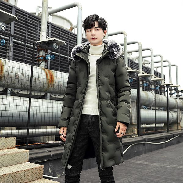 new 2019 big fur collar winter jacket men clothing casual slim thick warm mens coats with hooded long overcoats male clothes, Black
new 2019 big fur collar winter jacket men clothing casual slim thick warm mens coats with hooded long overcoats male clothes, Black