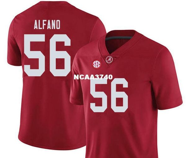 women alabama crimson tide antonio alfano #56 ladies real embroidery college football jersey size s-4xl or custom any name or number jersey, Black;red
women alabama crimson tide antonio alfano #56 ladies real embroidery college football jersey size s-4xl or custom any name or number jersey, Black;red