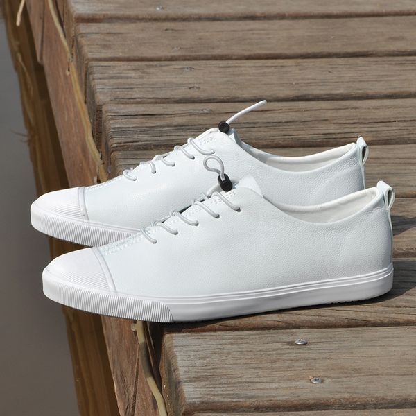 autumn new casual leather shoes men flats lace-up luxury sneakers white shoes for men boat chaussure homme mocassin homme, Black
autumn new casual leather shoes men flats lace-up luxury sneakers white shoes for men boat chaussure homme mocassin homme, Black