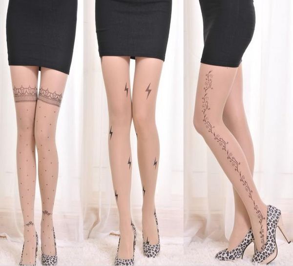 qa89 new multiple print stocking women pattern jacquard core-spun pantyhose sheer thigh high tights, Black;white
qa89 new multiple print stocking women pattern jacquard core-spun pantyhose sheer thigh high tights, Black;white