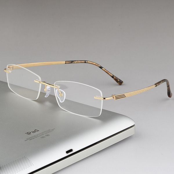 pure titanium frameless frame men's optical frame with myopia myopia glasses cutting glasses, Silver
pure titanium frameless frame men's optical frame with myopia myopia glasses cutting glasses, Silver