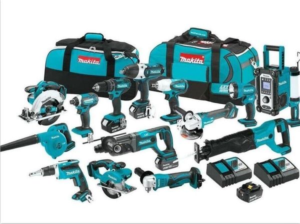 

2019 makita power tool 100 authentic 18 volt drill aw 15 piece lithium ion power tool cordle combo kit 100 po itive feedback