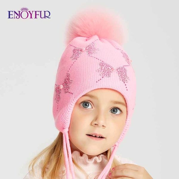 enjoyfur winter fox fur pompom kids hat girls rhinestones bow-knot pattern beanies warm knitted autumn children caps mx191130, Blue;gray
enjoyfur winter fox fur pompom kids hat girls rhinestones bow-knot pattern beanies warm knitted autumn children caps mx191130, Blue;gray