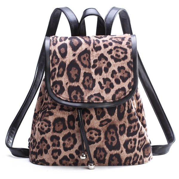 new european and american elegant leopard shoulder bag fashion high-quality soft leather women's backpack casual travel backpack
new european and american elegant leopard shoulder bag fashion high-quality soft leather women's backpack casual travel backpack