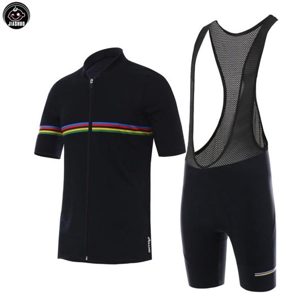 new 2020 classical colors lines team cycling sets / jersey / bib shorts breathable gel pad jiahsuo customized 4 pockets, Black;blue
new 2020 classical colors lines team cycling sets / jersey / bib shorts breathable gel pad jiahsuo customized 4 pockets, Black;blue