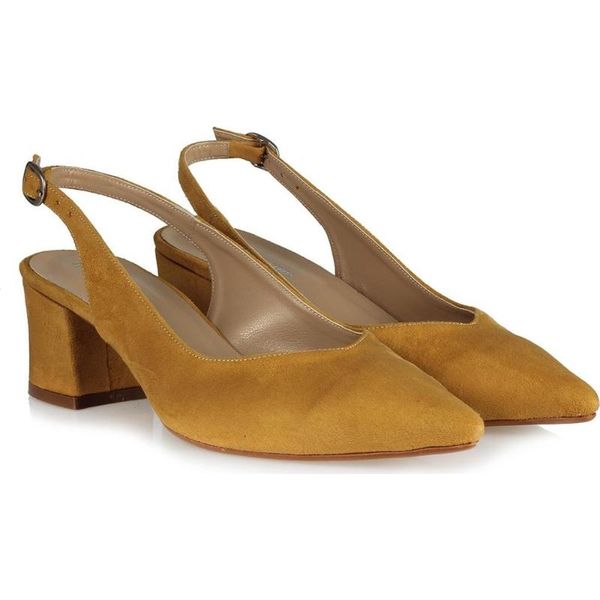 37 number thick heels stiletto open back mustard suede 41 37 number, Black
37 number thick heels stiletto open back mustard suede 41 37 number, Black