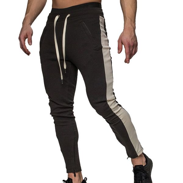 men's jogger loose workout pants gym fitness sport men sweatpants streetwear casual slim drawstring pants side striped trousers, Black
men's jogger loose workout pants gym fitness sport men sweatpants streetwear casual slim drawstring pants side striped trousers, Black
