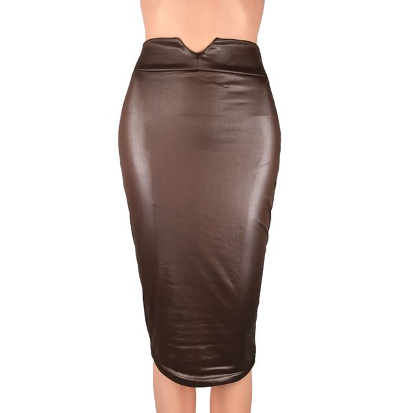 2019 new women skirt mini bodycon skirt office women slim knee length high waist stretch pu pencil skirts, Black
2019 new women skirt mini bodycon skirt office women slim knee length high waist stretch pu pencil skirts, Black