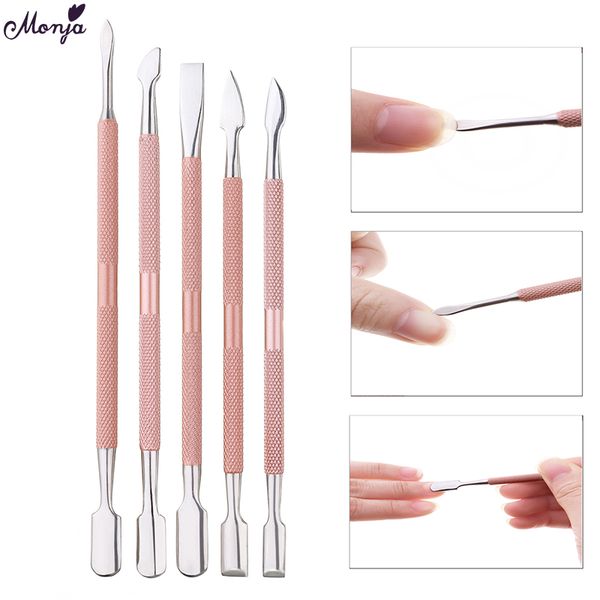 monja nail art rose gold dual end stainless steel plating cuticle pusher dirt dust remove dead skin cleaning manicure tool
monja nail art rose gold dual end stainless steel plating cuticle pusher dirt dust remove dead skin cleaning manicure tool