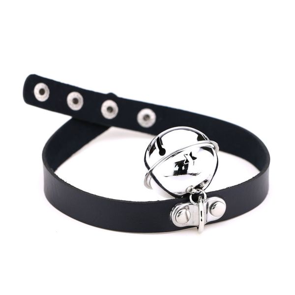 black goth bells pendant goth choker collar necklace women punk pu leather harness harajuku anime necklaces neck chocker jewelry, Golden;silver
black goth bells pendant goth choker collar necklace women punk pu leather harness harajuku anime necklaces neck chocker jewelry, Golden;silver
