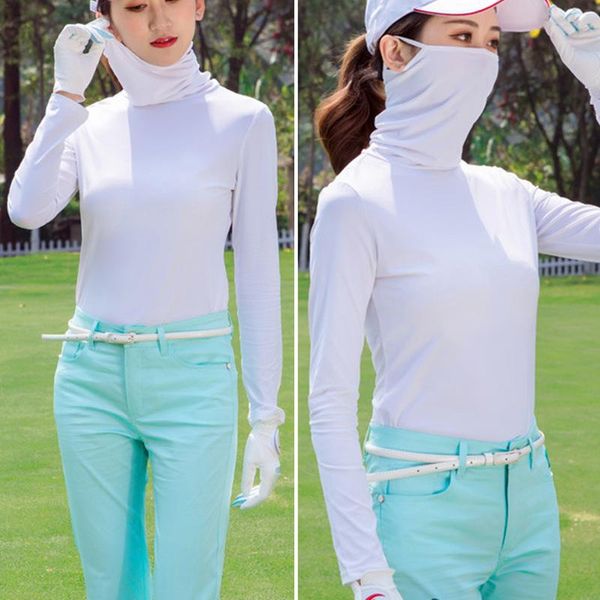 golf ice cotton long sleeve t-shirt anti-uv women base shirt sports shirts pullover clothes, Black;blue
golf ice cotton long sleeve t-shirt anti-uv women base shirt sports shirts pullover clothes, Black;blue
