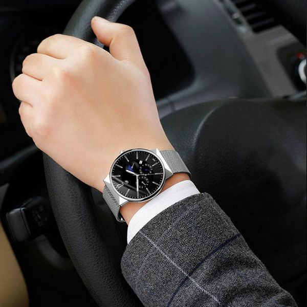 2019 sport wristwatch men watches luxury watches quartz watch stainless steel casual bracele watch relogio masculino digital, Slivery;brown
2019 sport wristwatch men watches luxury watches quartz watch stainless steel casual bracele watch relogio masculino digital, Slivery;brown