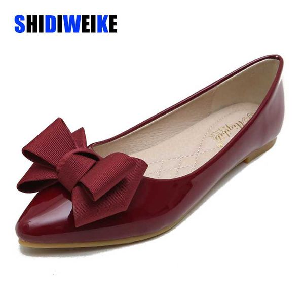 summer fashion women's flat shoes red woman flats casual loafers soft slip on bow-knot pointed toe daily flat big size 43 ab052, Black
summer fashion women's flat shoes red woman flats casual loafers soft slip on bow-knot pointed toe daily flat big size 43 ab052, Black