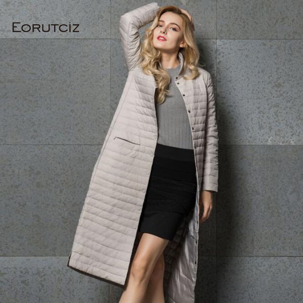 eorutciz winter long duck down coat women ultra light jacket autumn slim vintage casual oversize coat lm505, Black
eorutciz winter long duck down coat women ultra light jacket autumn slim vintage casual oversize coat lm505, Black