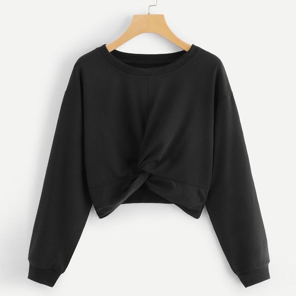 feitong female autumn winter sweatshirt women's o-neck pure color hatless long sleeves pullover sweatshirt blouse feminino, Black
feitong female autumn winter sweatshirt women's o-neck pure color hatless long sleeves pullover sweatshirt blouse feminino, Black