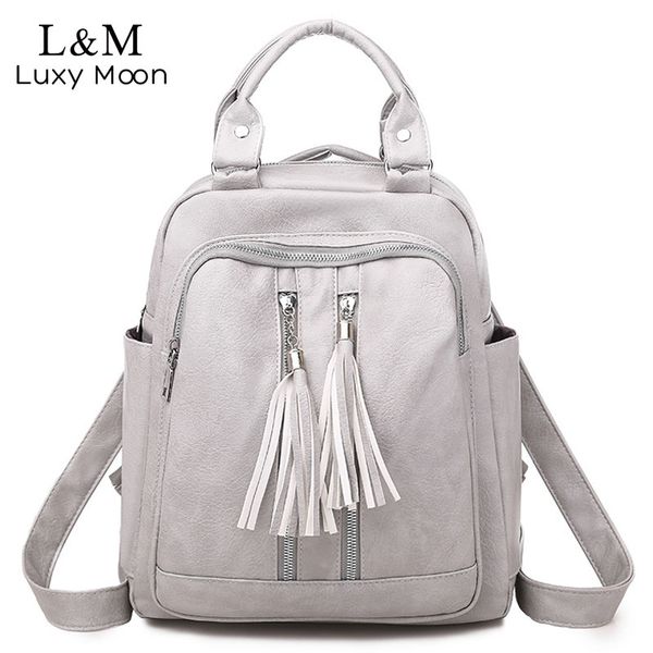 fashion backpack soft leather travel school bags for girls female retro backpacks tassel rucksack mochilas para mujer xa701h
fashion backpack soft leather travel school bags for girls female retro backpacks tassel rucksack mochilas para mujer xa701h
