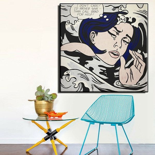 Roy lichten tein drowning girl handpainted hd printed ab tract art oil painting wall art home decor on canva multi ize ry05
Roy lichten tein drowning girl handpainted hd printed ab tract art oil painting wall art home decor on canva multi ize ry05