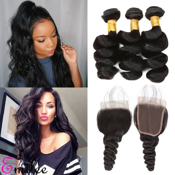 emilee loose wave bundles peruvian virgin hair loose wave bundles human non remy hair extensions 1/3/4 bundles deals 10 inch, Black
emilee loose wave bundles peruvian virgin hair loose wave bundles human non remy hair extensions 1/3/4 bundles deals 10 inch, Black
