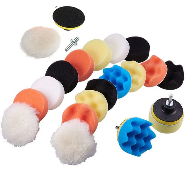 25pcs buffer pads set sponge wheel with drill adapter universal waxing parts car polishing auto accessories replaceable machine
25pcs buffer pads set sponge wheel with drill adapter universal waxing parts car polishing auto accessories replaceable machine