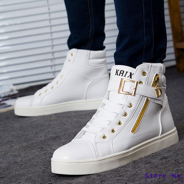 selling explosions high men's shoes students shoes fashion trend zipper buckle wild solid breathable casual, Black
selling explosions high men's shoes students shoes fashion trend zipper buckle wild solid breathable casual, Black