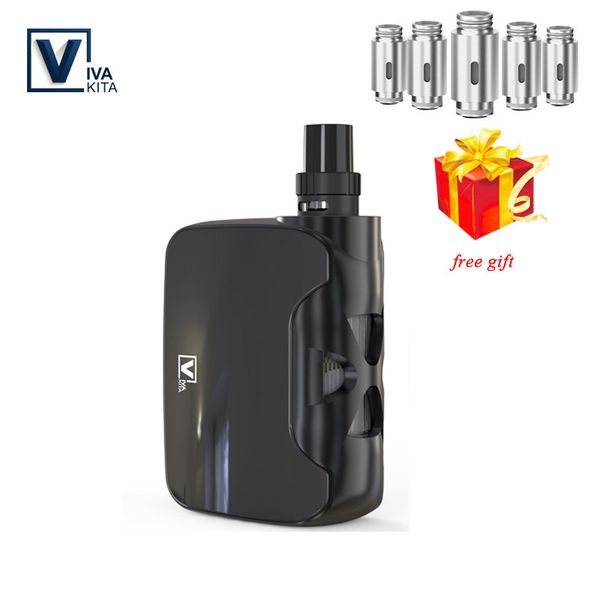 Vivakita Fusion Vape Kit 30/40/50W 2.0ml Tank Electronic Cigarette Starter Kit 1500mAh Mod 0.25ohm Vapour LED Light Top Airflow