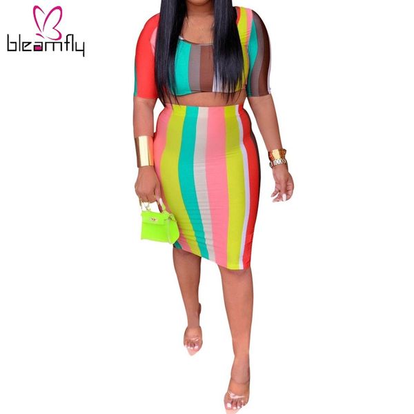 striped two piece set crop and bodycon midi skirt summer women clothes vintage 2piece matching sets club outfits, White
striped two piece set crop and bodycon midi skirt summer women clothes vintage 2piece matching sets club outfits, White