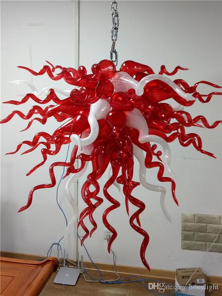 new arrival modern chandelier for high ceilings red and white hand blown glass chandelier pendant light for new house decoration
new arrival modern chandelier for high ceilings red and white hand blown glass chandelier pendant light for new house decoration