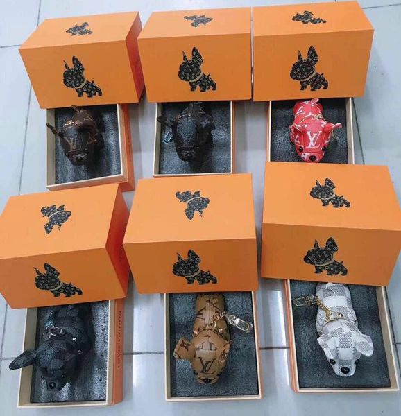 Wholesale brand new design real cow leather French bulldog key chain brand designer French bulldog keychains pendant with box
Wholesale brand new design real cow leather French bulldog key chain brand designer French bulldog keychains pendant with box